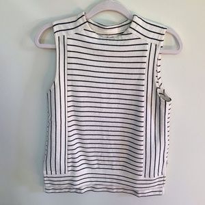 Madewell Breton Stripe Knit Sleeveless Top - M